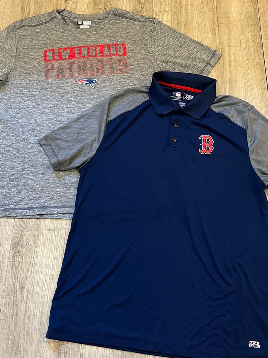 Genuine Merchandise Other - New England Patriots T shirt & Boston Red Sox Polo Shirt XL Team Sports Apparel